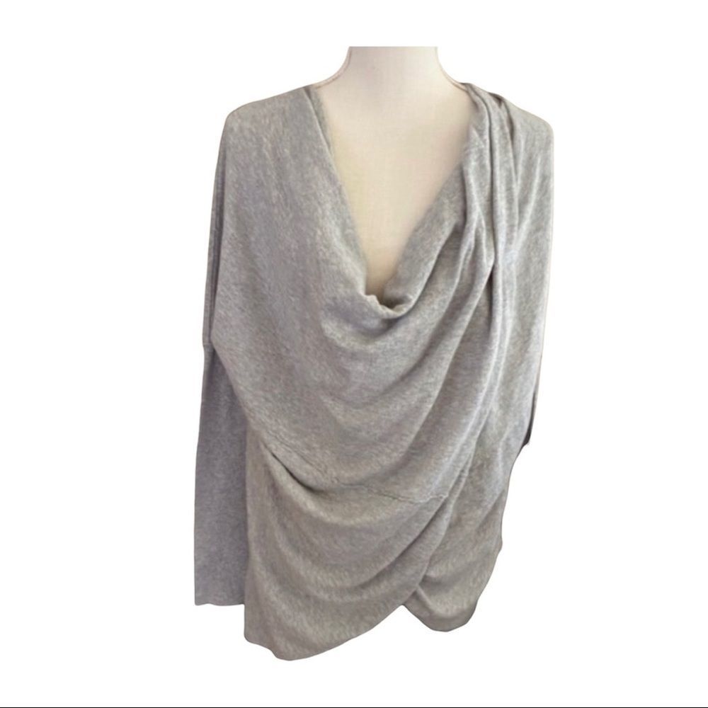 All Saints Grey Wool Slouchy Sweater 8